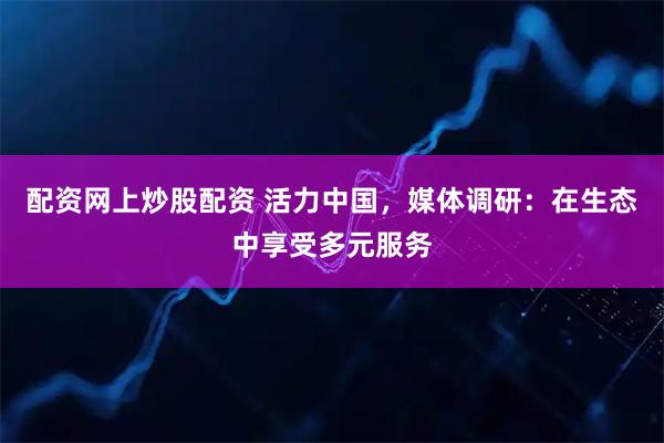配资网上炒股配资 活力中国，媒体调研：在生态中享受多元服务